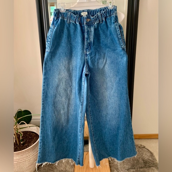 EASEL Wide Leg Denim Jeans - Picture 9 of 10